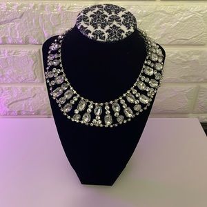 Rhinestone necklace.